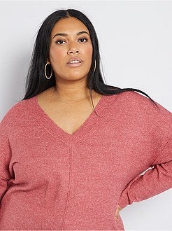 Camisola com matéria de penas - Kiabi