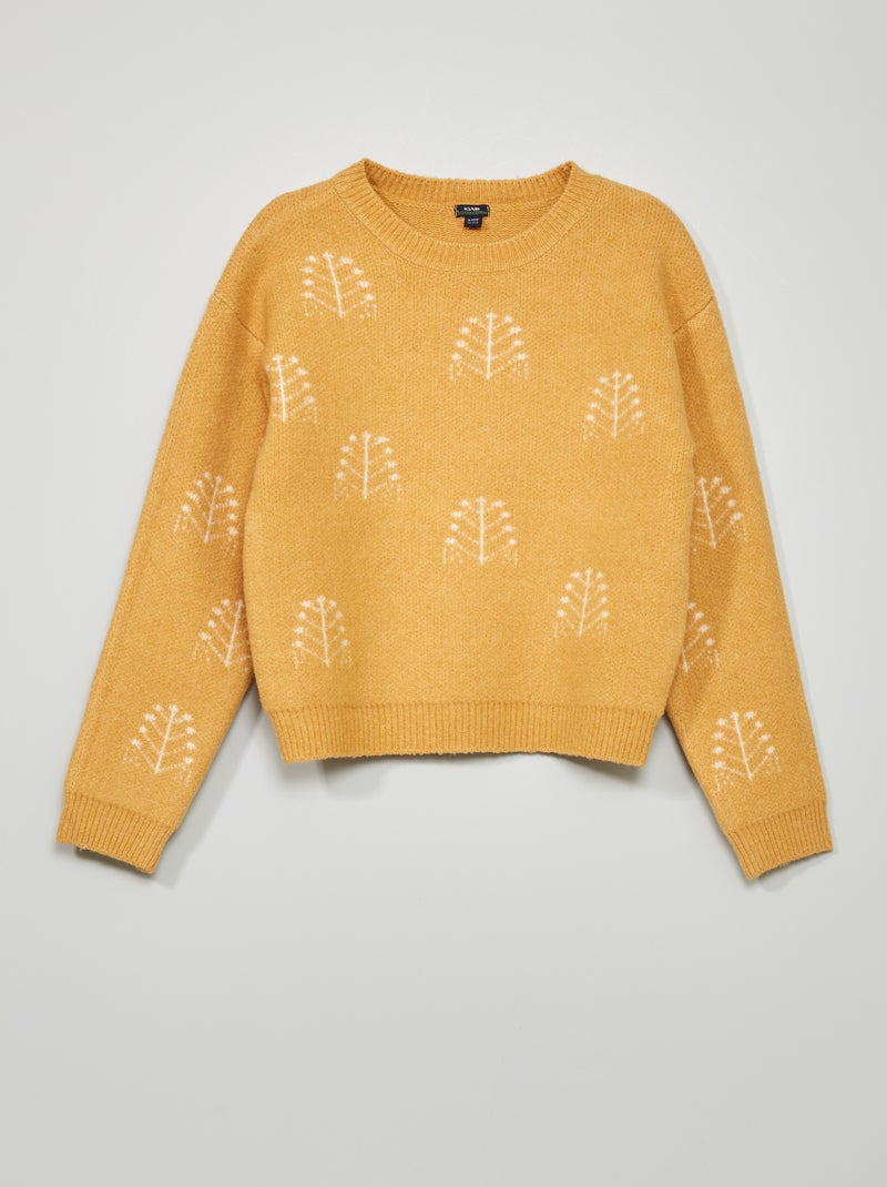 Camisola com motivo AMARELO - Kiabi