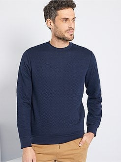 Camisola com motivo em ziguezague em relevo - Kiabi