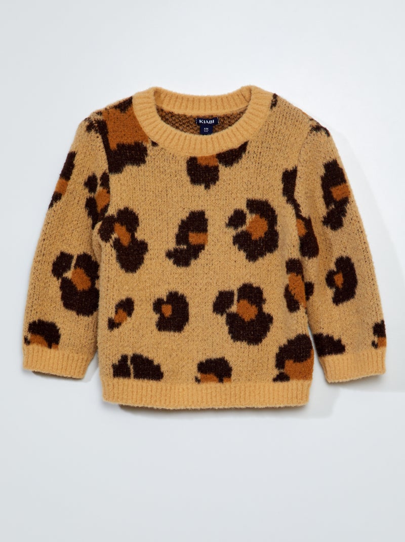 Camisola com motivo leopardo Leopardo - Kiabi