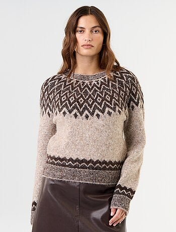 Camisola com padrão