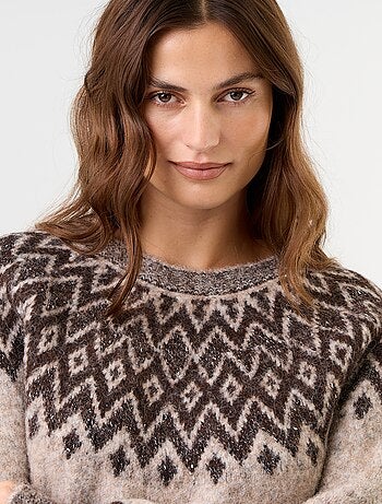 Camisola com padrão