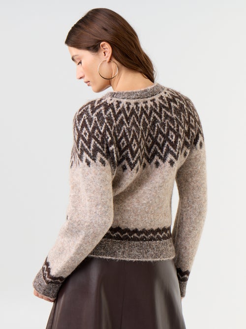 Camisola com padrão - Kiabi