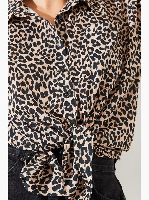 Camisola com padrão leopardo mbms lucci - Kiabi