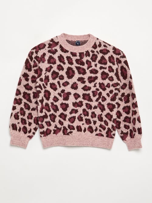 Camisola com padrão leopardo - Kiabi