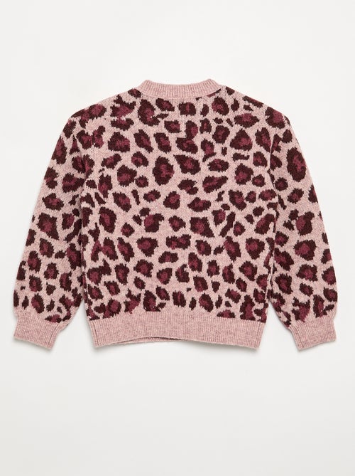 Camisola com padrão leopardo - Kiabi