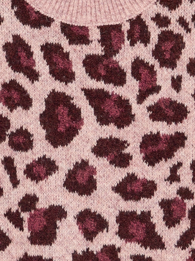 Camisola com padrão leopardo Rosa - Kiabi