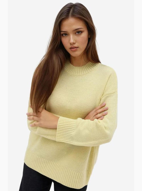 Camisola cozy de gola redonda hiccup - Kiabi Camisola cozy de gola redonda hiccup - Kiabi