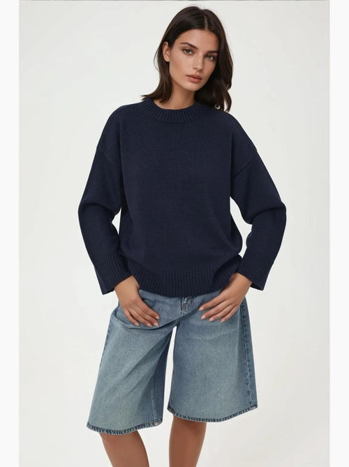 Camisola cozy de gola redonda hiccup - Kiabi Camisola cozy de gola redonda hiccup - Kiabi