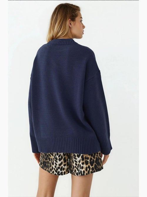 Camisola cozy de gola redonda hiccup - Kiabi