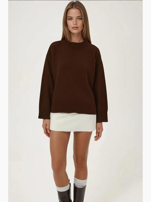 Camisola cozy de gola redonda hiccup - Kiabi Camisola cozy de gola redonda hiccup - Kiabi