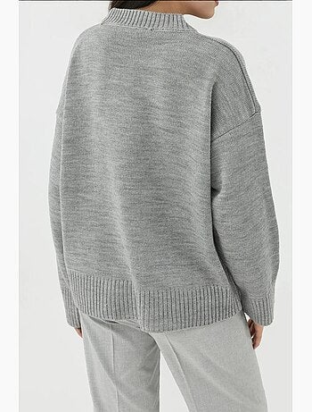 Camisola cozy de gola redonda hiccup