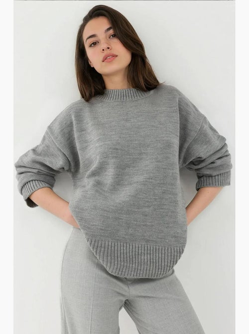 Camisola cozy de gola redonda hiccup - Kiabi