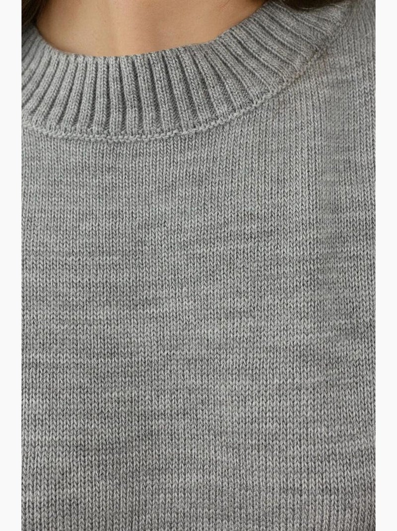 Camisola cozy de gola redonda hiccup Cinza claro - Kiabi