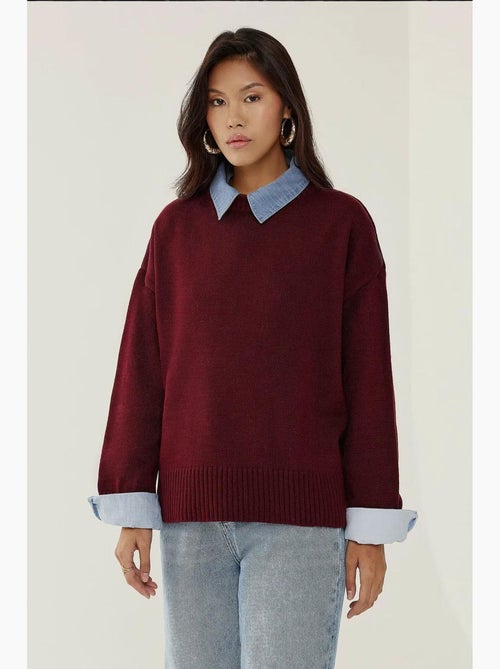 Camisola cozy de gola redonda hiccup - Kiabi Camisola cozy de gola redonda hiccup - Kiabi