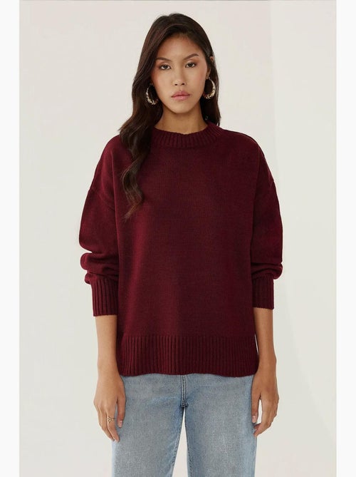 Camisola cozy de gola redonda hiccup - Kiabi Camisola cozy de gola redonda hiccup - Kiabi