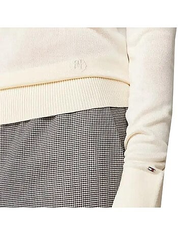 Camisola Creme de Mulher Tommy Hilfiger WW0WW40982