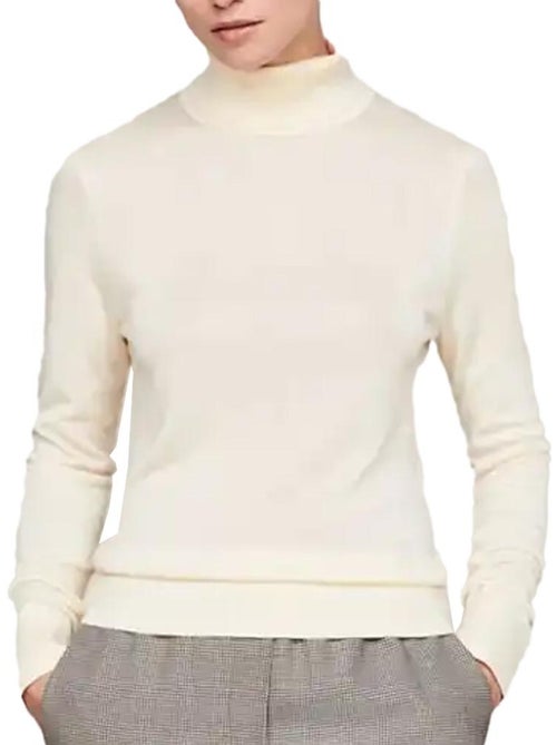 Camisola Creme de Mulher Tommy Hilfiger WW0WW40982 - Kiabi Camisola Creme de Mulher Tommy Hilfiger WW0WW40982 - Kiabi