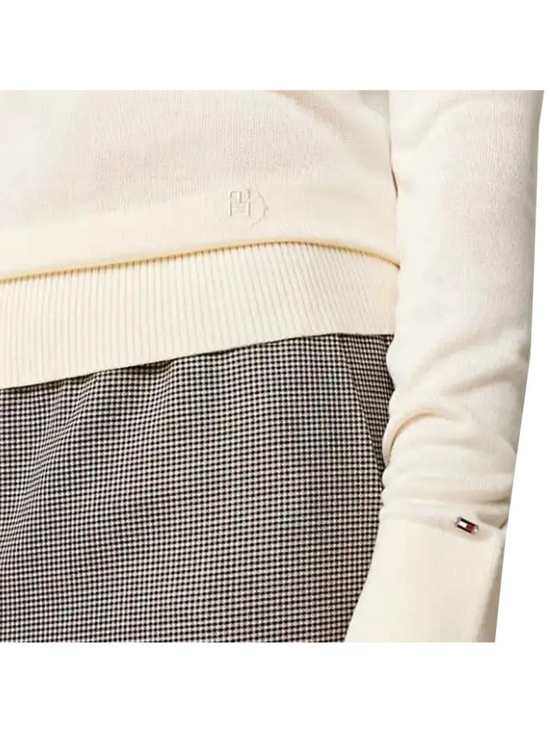 Camisola Creme de Mulher Tommy Hilfiger WW0WW40982 Ecru - Kiabi