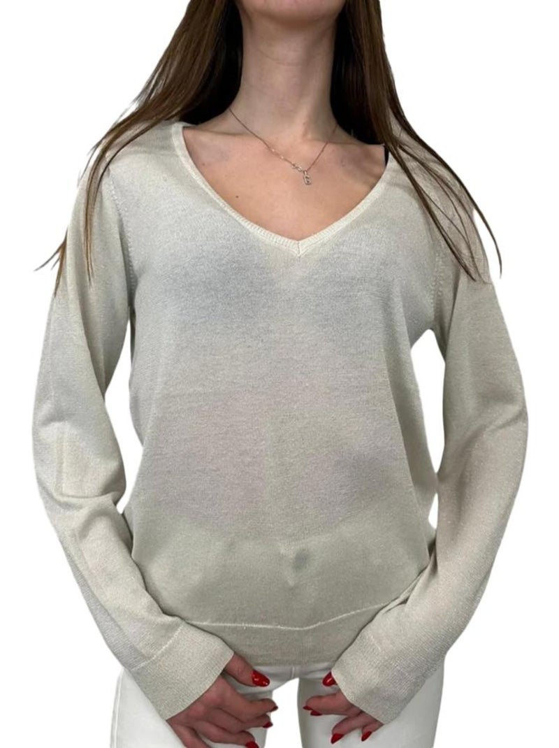 Camisola Creme Vero Moda Blaze para Mulher Ecru - Kiabi