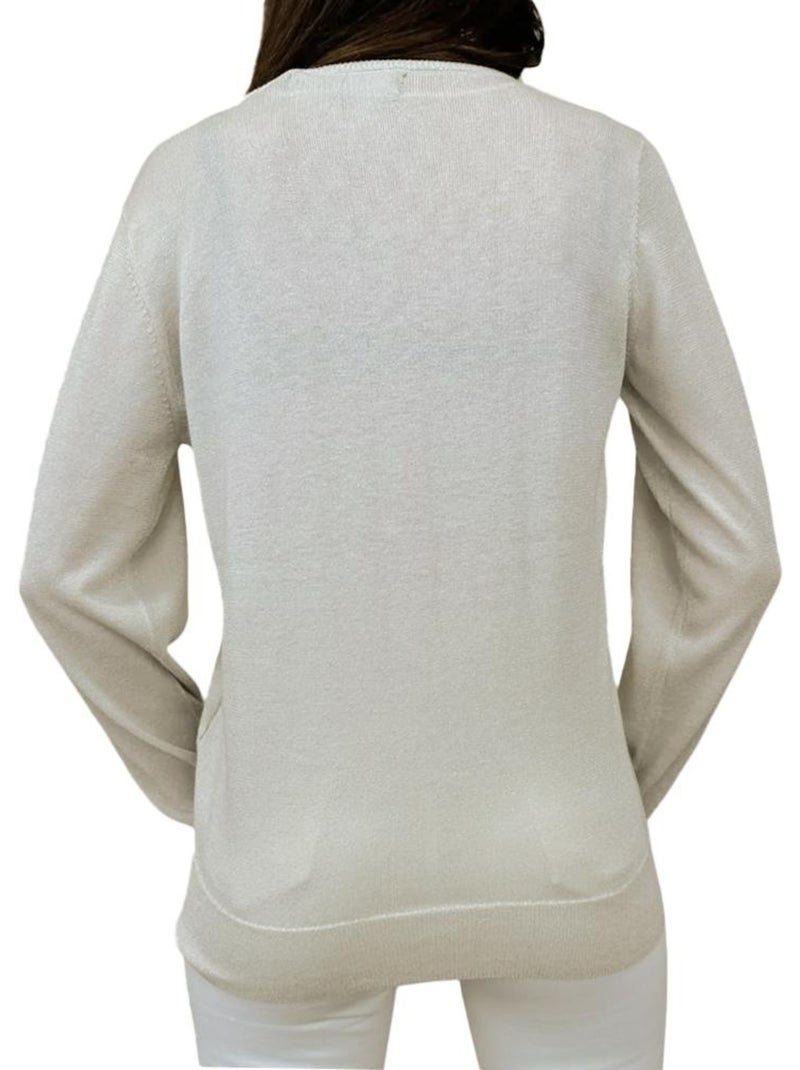 Camisola Creme Vero Moda Blaze para Mulher Ecru - Kiabi