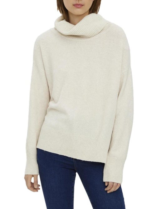 Camisola Creme Vero Moda Doffy Birch para Mulher - Kiabi