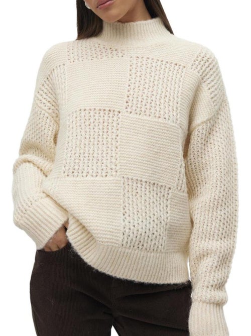 Camisola Creme Vero Moda Moon para Mulher - Kiabi