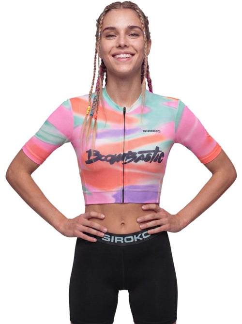 Camisola cropped de ciclismo mulher  boombastic - Kiabi
