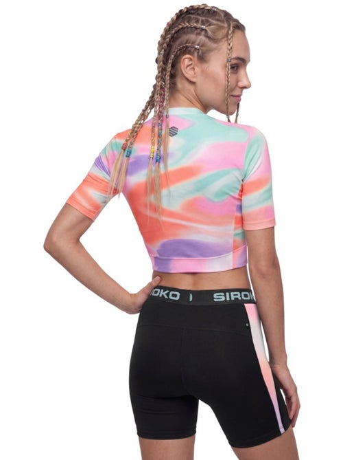 Camisola cropped de ciclismo mulher  boombastic - Kiabi
