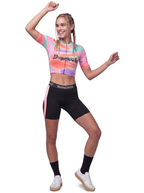 Camisola cropped de ciclismo mulher  boombastic - Kiabi