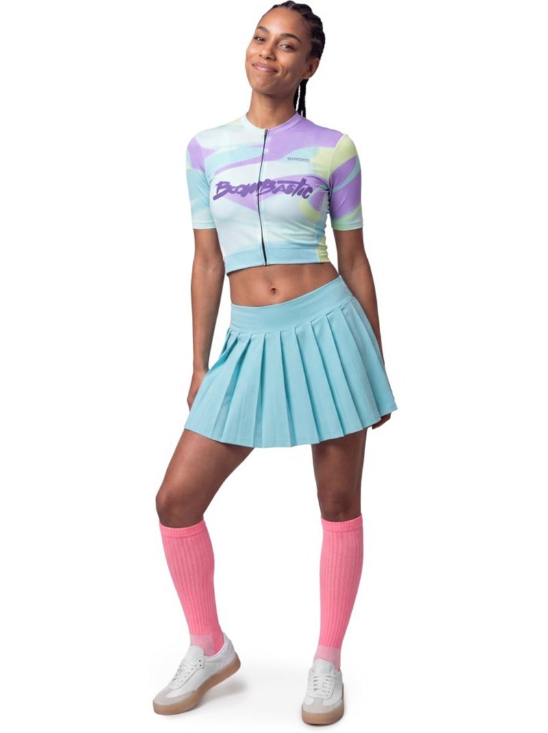Camisola cropped de ciclismo mulher  boombastic Verde - Kiabi