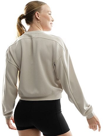 Camisola cropped de treino para mulher