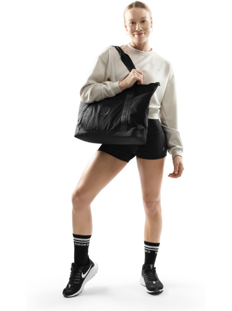 Camisola cropped de treino para mulher Bege - Kiabi