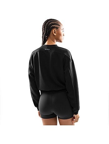 Camisola cropped de treino para mulher