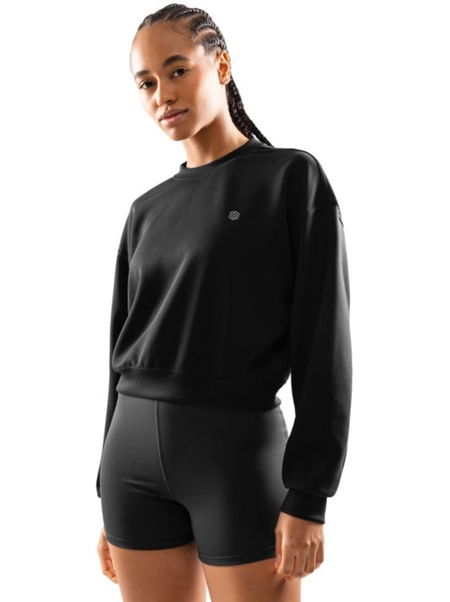 Camisola cropped de treino para mulher - Kiabi
