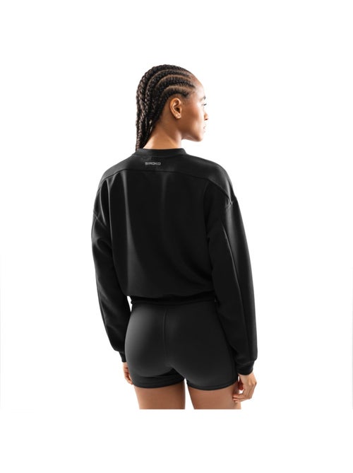Camisola cropped de treino para mulher - Kiabi