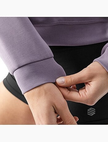 Camisola cropped de treino para mulher