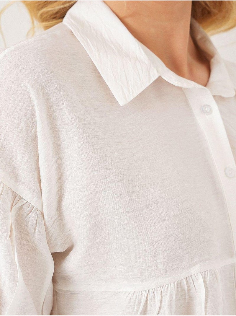 Camisola curta de manga curta bdart Branco - Kiabi
