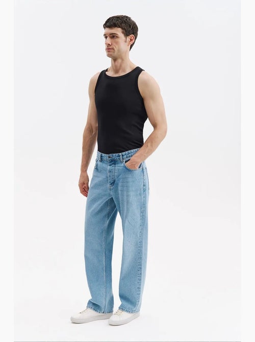 Camisola de alças algodão elastano giesto - Kiabi Camisola de alças algodão elastano giesto - Kiabi