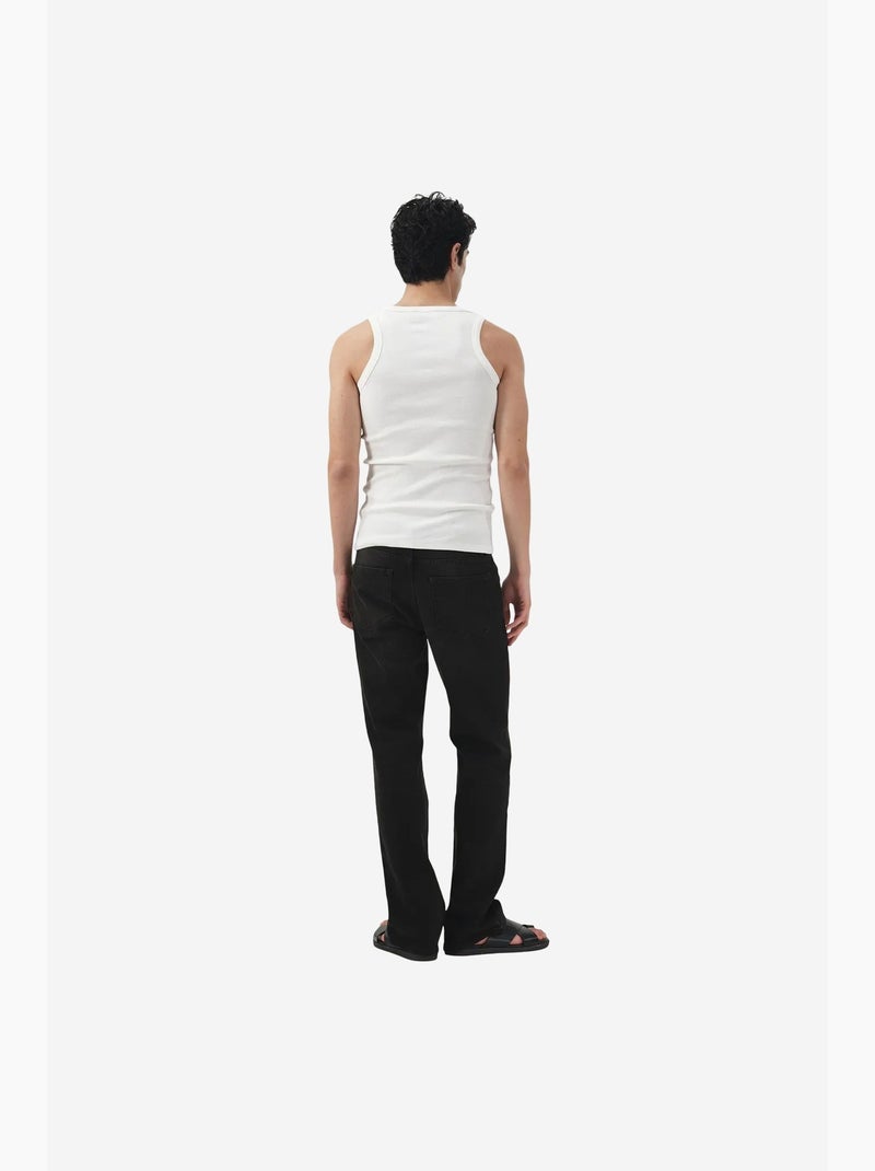 Camisola de alças algodão giesto Branco - Kiabi