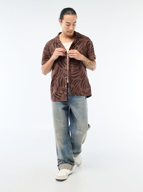 Camisola de alças canelada - Kiabi