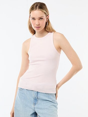 Camisola de alças cava americana