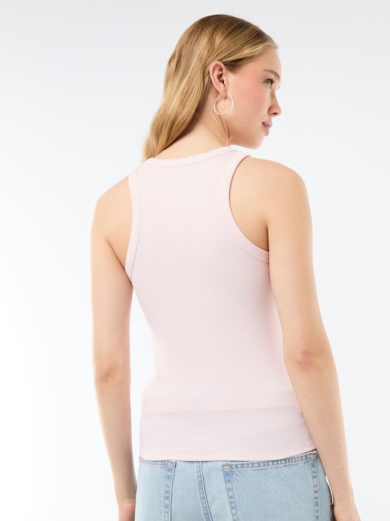 Camisola de alças cava americana Rosa - Kiabi