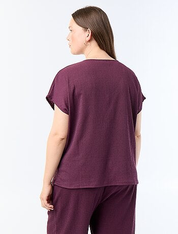 Camisola de alças com botões dourados