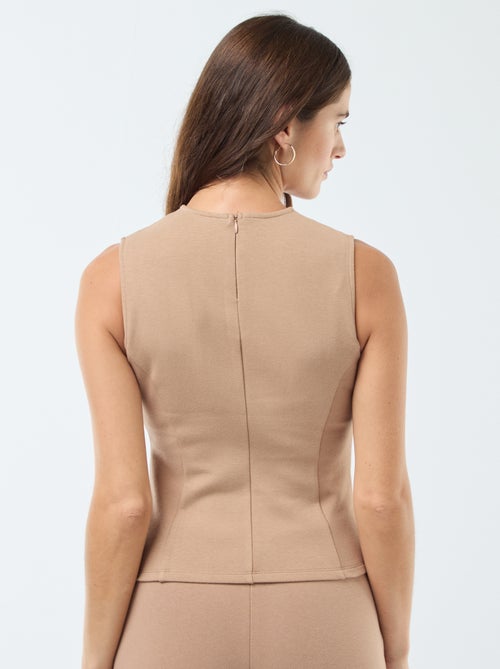 Camisola de alças com cavas americanas - Kiabi