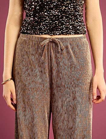 Camisola de alças com lantejoulas