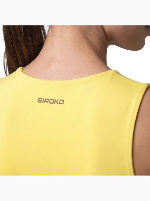 Camisola de alças cropped de trail running para mulher - Kiabi