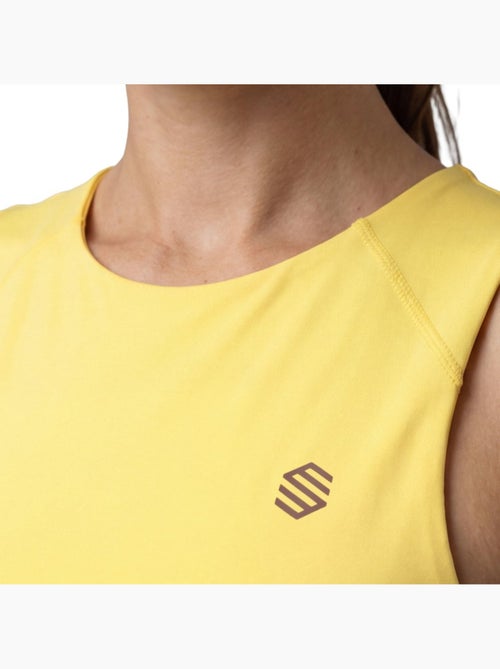 Camisola de alças cropped de trail running para mulher - Kiabi