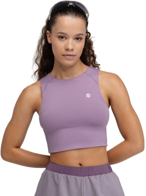 Camisola de alças cropped de trail running para mulher - Kiabi