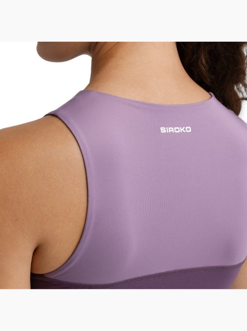 Camisola de alças cropped de trail running para mulher - Kiabi